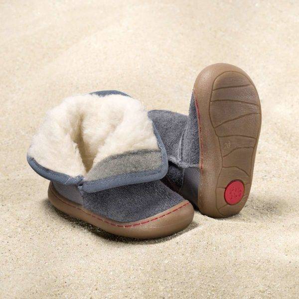 Pololo Winterstiefel “Toledo” 20-27 in Grau zollfrei