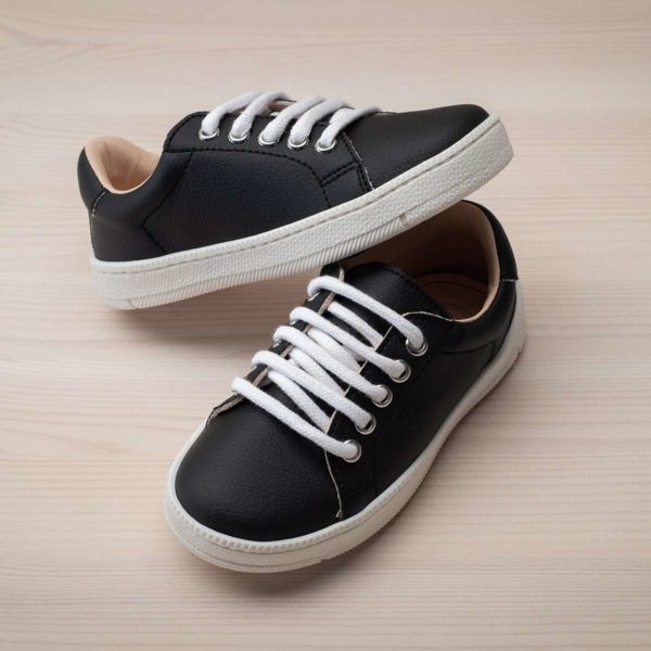 Pololo Veganer Kaktus Sneaker Schwarz Maxi 24-34 Verkauf