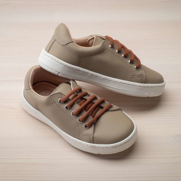 Pololo Veganer Kaktus Sneaker Beige Maxi 24-34 Schlussverkauf