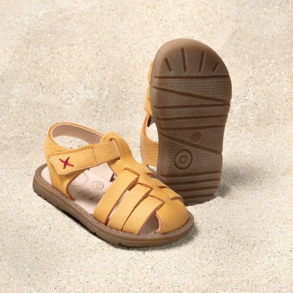 Pololo Sandale Fiesta Gelb – Restpaare in Größe 20 & 21 Osterangebot