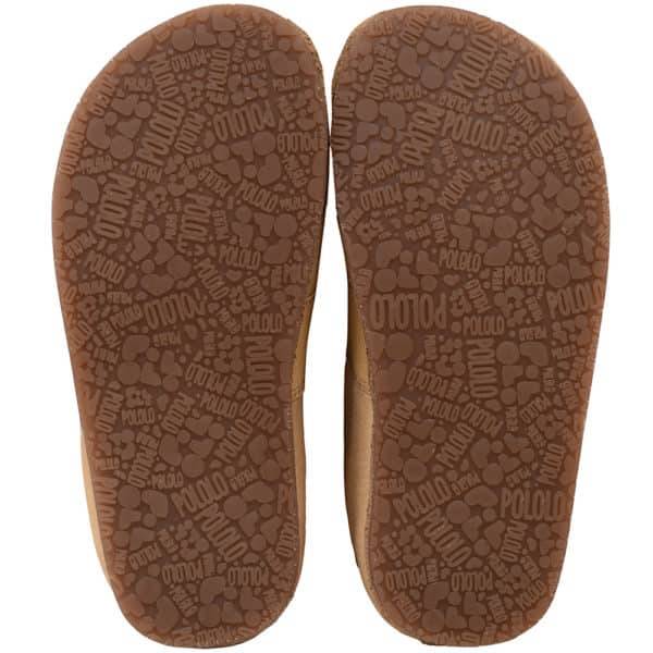 Pololo Outdoor Barfußschuh “Cordel” Hellbraun mit Gummisohle Exklusive Angebote