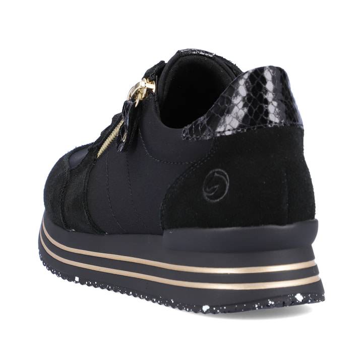 ﻿Remonte Artikelnummer D1316-01 remonte Damen Sneaker mitternachtsschwarz Nur noch ein Tag übrig