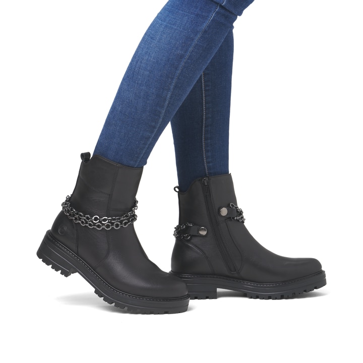Remonte Artikelnummer D2285-00 remonte Damen Biker Boots nachtschwarz zollfrei