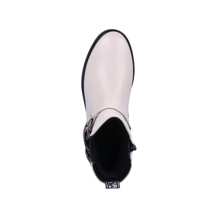 Remonte Artikelnummer D8695-80 remonte Damen Chelsea Boots perlweiß-schwarz Schlussverkauf