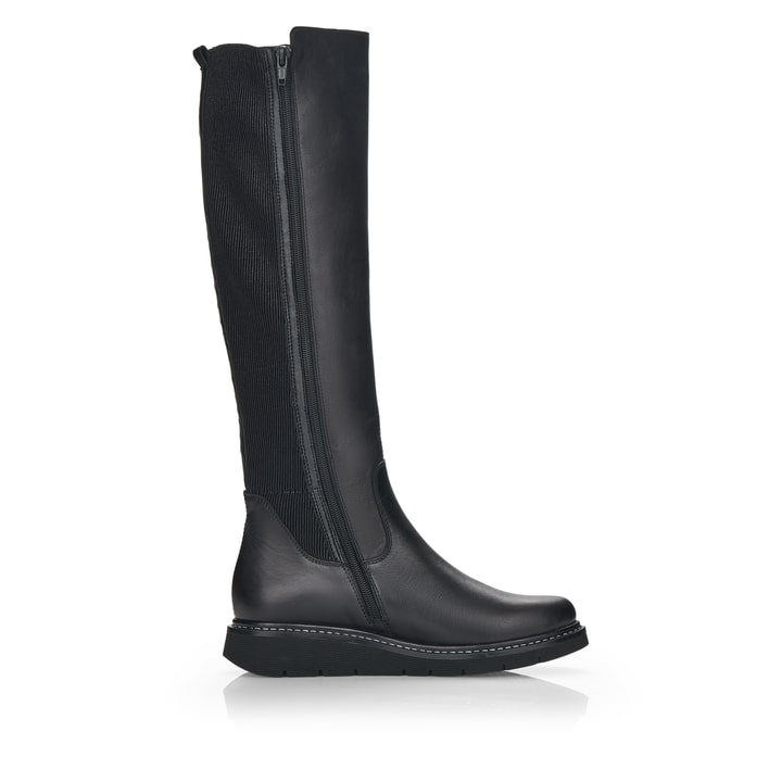 Remonte Artikelnummer D3975-01 remonte Damen Hochschaftstiefel tiefschwarz Günstiger Verkauf