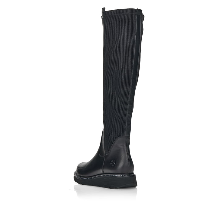 Remonte Artikelnummer D3975-01 remonte Damen Hochschaftstiefel tiefschwarz Günstiger Verkauf