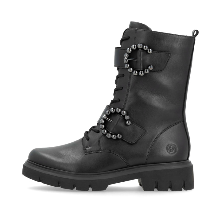 Remonte Artikelnummer D1W70-00 remonte Damen Schnürstiefel tiefschwarz Online Shopping