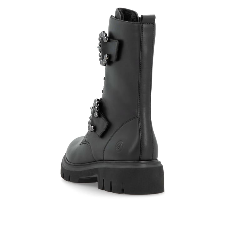Remonte Artikelnummer D1W70-00 remonte Damen Schnürstiefel tiefschwarz Online Shopping