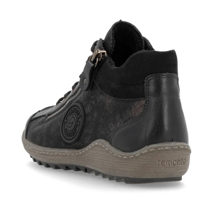 Remonte Artikelnummer R1477-90 remonte Damen Schnürschuhe braunschwarz Online Outlet