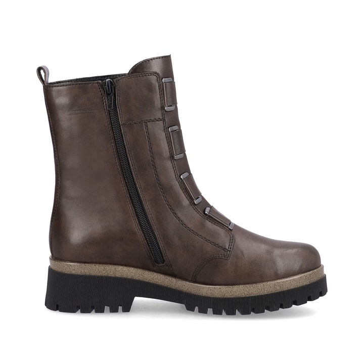 Remonte Artikelnummer D1B75-25 remonte Damen Kurzstiefel dunkelbraun-metallic Räumungsverkauf