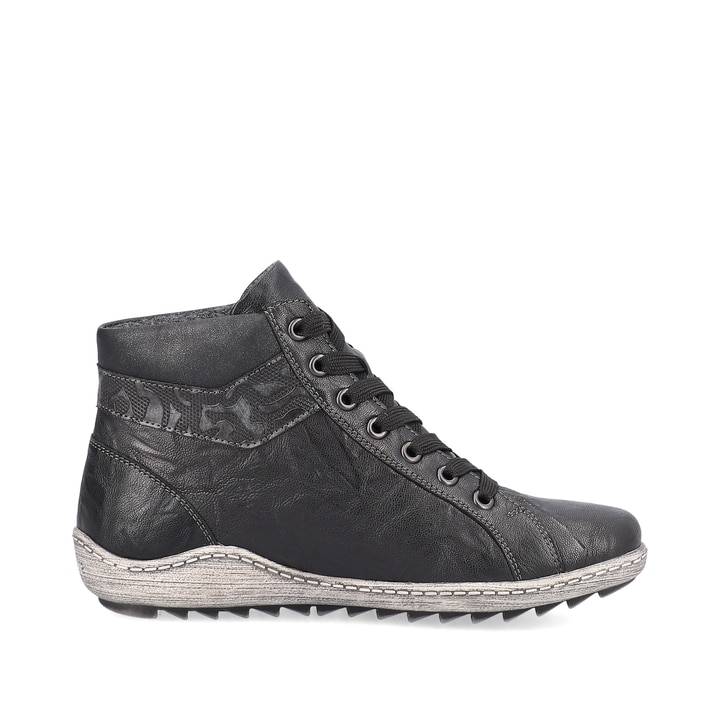 Remonte Artikelnummer R1484-02 remonte Damen Schnürschuhe graphitschwarz Super Sparpreis