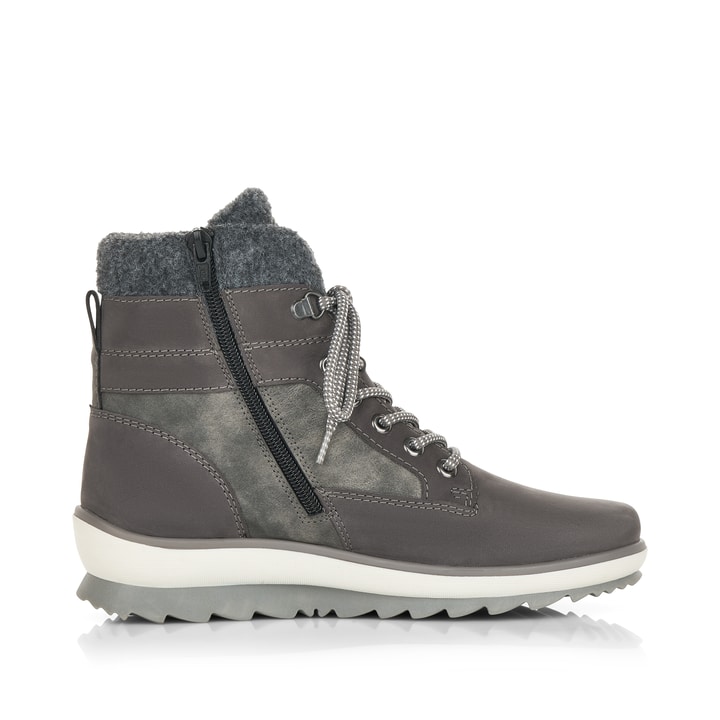 Remonte Artikelnummer R8477-45 remonte Damen Schnürstiefel granitgrau Sonderangebot der Fabrik