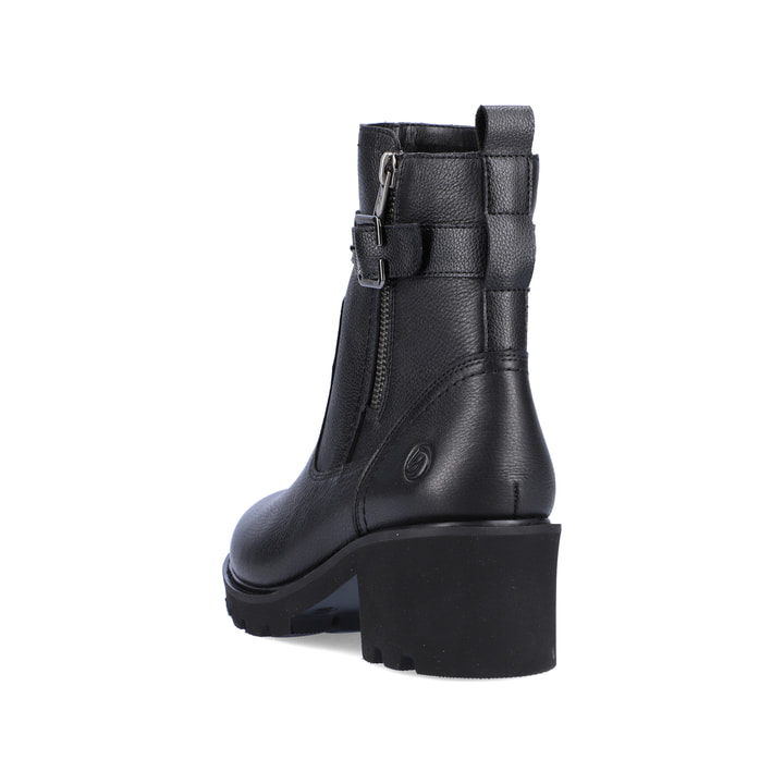 Remonte Artikelnummer D0A71-01 remonte Damen Biker Boots mitternachtsschwarz Vierteljährliche Förderung
