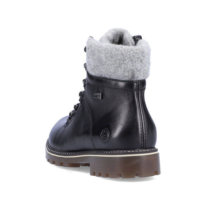 Remonte Artikelnummer D8462-02 remonte Damen Schnürstiefel graphitschwarz 50% Rabatt mit kostenlosem Versand