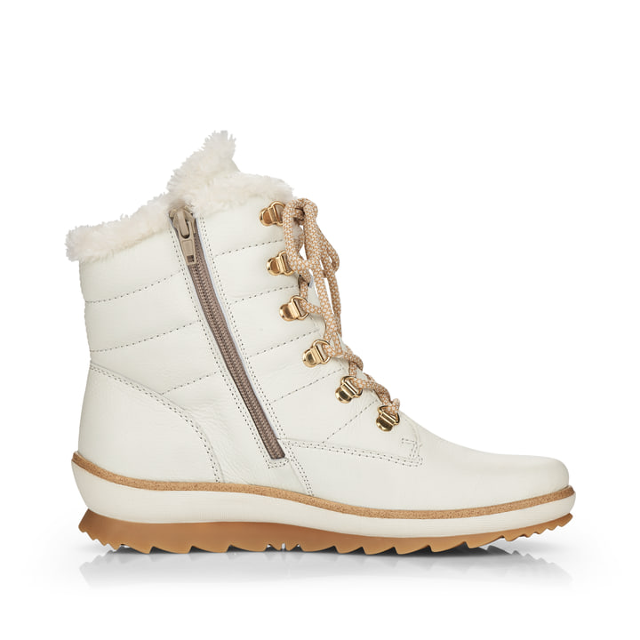 Remonte Artikelnummer R8480-80 remonte Damen Schnürstiefel schwanenweiß Kostenloser Versand international