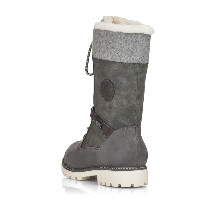 Remonte Artikelnummer D8474-45 remonte Damen Hochschaftstiefel mondgrau Speichern exportieren
