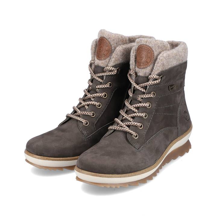 Remonte Artikelnummer R8477-46 remonte Damen Schnürstiefel asphaltgrau Angebote