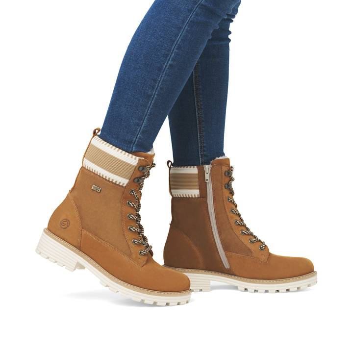 Remonte Artikelnummer D0W77-22 remonte Damen Schnürstiefel kupfer Schlussverkauf