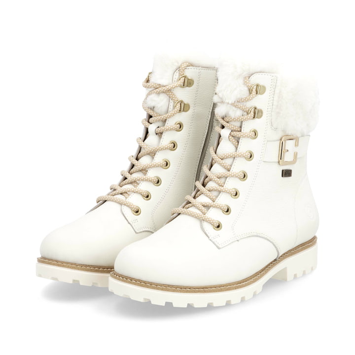 Remonte Artikelnummer D8481-80 remonte Damen Schnürstiefel macchiatoweiß Günstiger Verkauf
