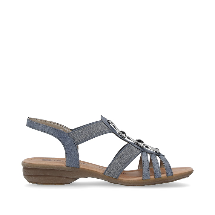 Remonte Artikelnummer R3605-12 remonte Damen Riemchensandalen schieferblau-silber Blitzverkäufe