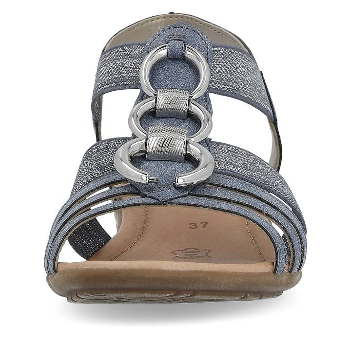 Remonte Artikelnummer R3605-12 remonte Damen Riemchensandalen schieferblau-silber Blitzverkäufe