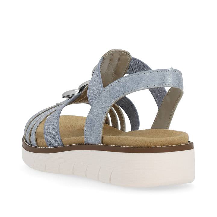 Remonte Artikelnummer D2073-12 remonte Damen Riemchensandalen babyblau-silber Kostenloser Versand