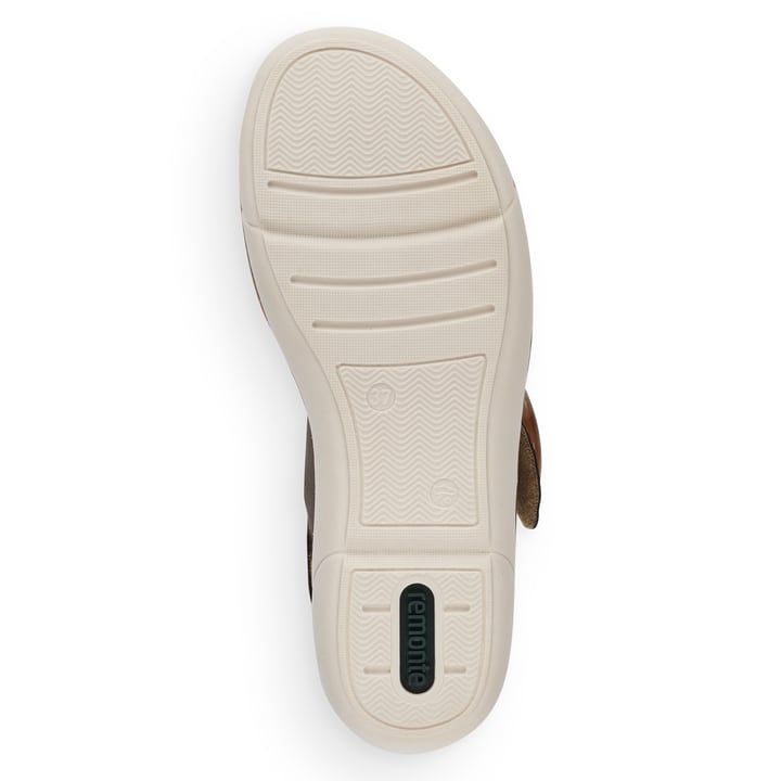 Remonte Artikelnummer R6853-54 remonte Damen Riemchensandalen olivgrün-altweiß Fabrikpreis