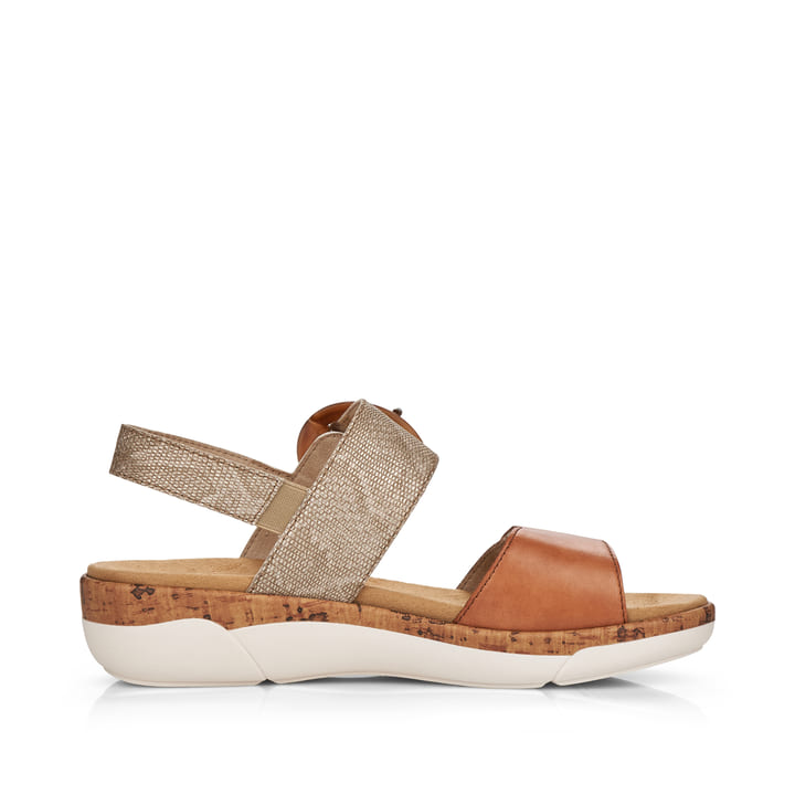 Remonte Artikelnummer R6853-90 remonte Damen Riemchensandalen karamellbraun Sonderangebot