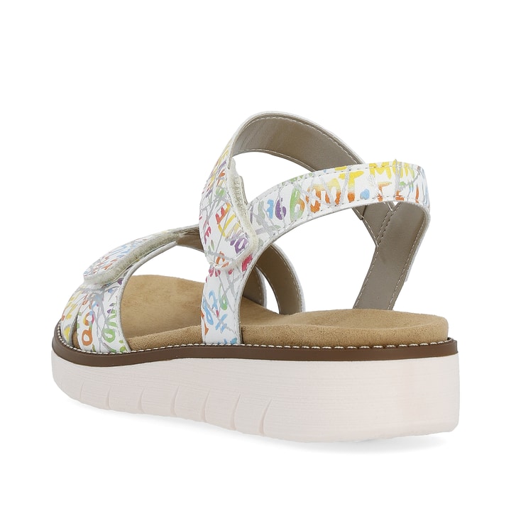 Remonte Artikelnummer D2049-81 remonte Damen Riemchensandalen multicolored-weiß Rabatt