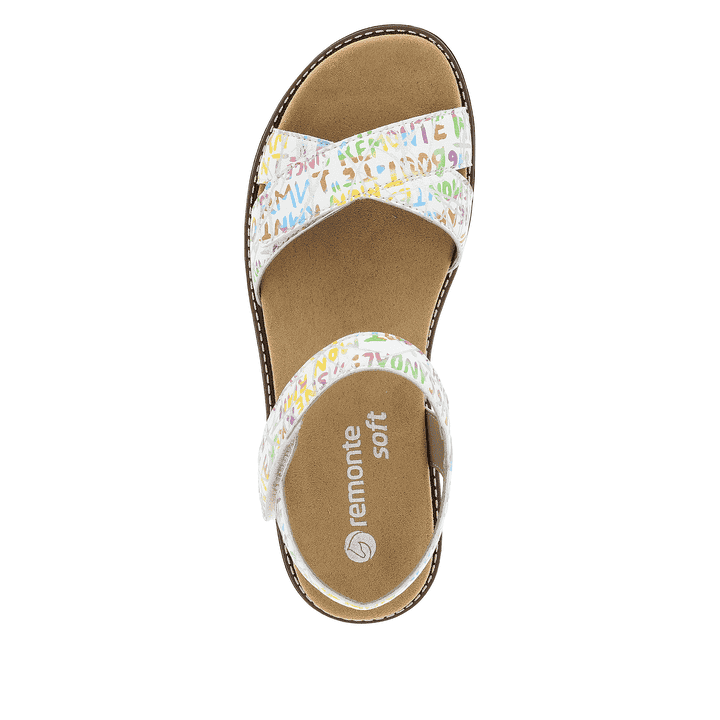 Remonte Artikelnummer D2049-81 remonte Damen Riemchensandalen multicolored-weiß Rabatt