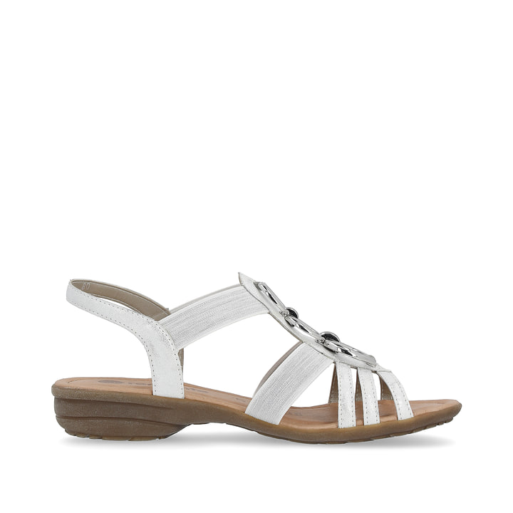 Remonte Artikelnummer R3605-80 remonte Damen Riemchensandalen blütenweiß-silber Versandkostenfrei