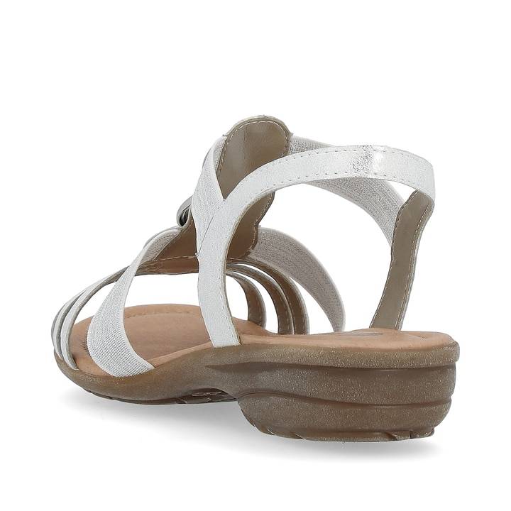 Remonte Artikelnummer R3605-80 remonte Damen Riemchensandalen blütenweiß-silber Versandkostenfrei
