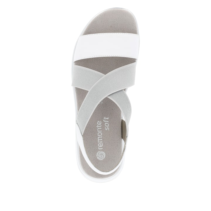 Remonte Artikelnummer D1J50-80 remonte Damen Riemchensandalen graphitgrau-reinweiß Großer Ausverkauf