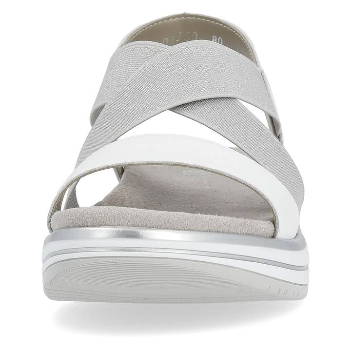 Remonte Artikelnummer D1J50-80 remonte Damen Riemchensandalen graphitgrau-reinweiß Großer Ausverkauf