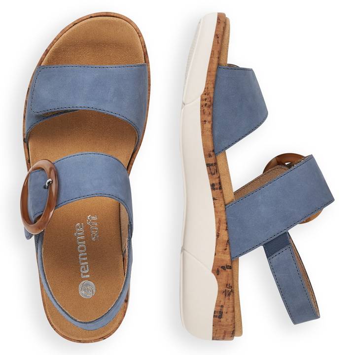 Remonte Artikelnummer R6853-14 remonte Damen Riemchensandalen ozeanblau Begrenztes Angebot
