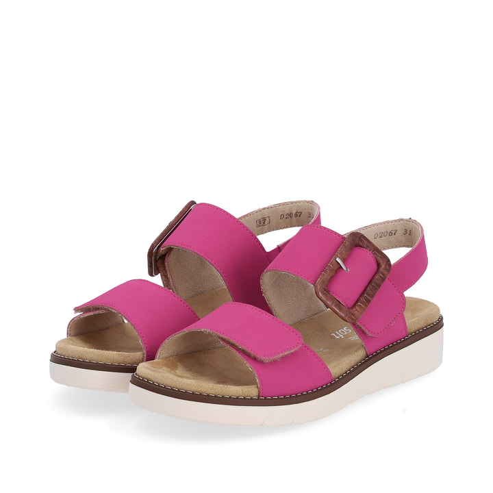 Remonte Artikelnummer D2067-31 remonte Damen Riemchensandalen magenta Saisonschlussverkauf