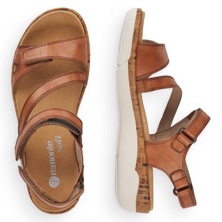 Remonte Artikelnummer R6850-22 remonte Damen Riemchensandalen karamellbraun Cyber Monday