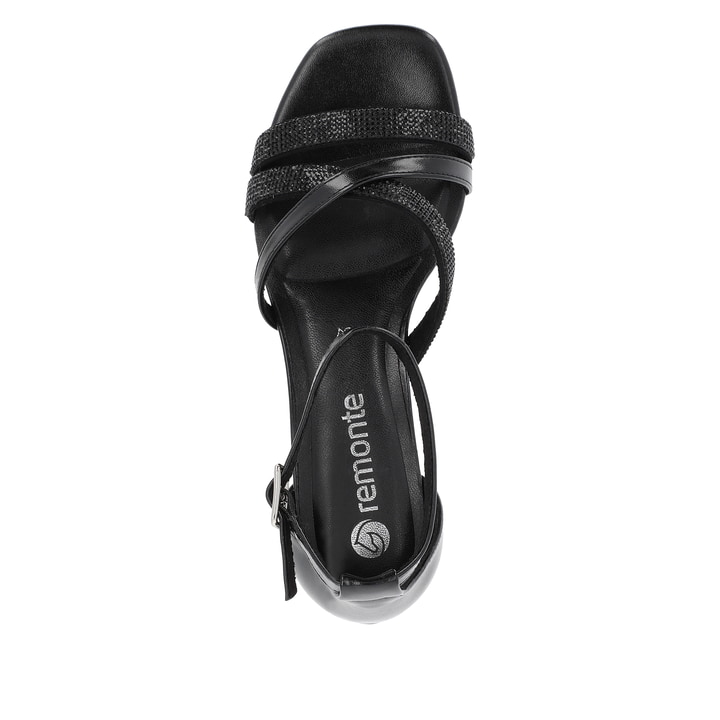 Remonte Artikelnummer D1L51-00 remonte Damen Riemchensandaletten diamantschwarz Online Outlet