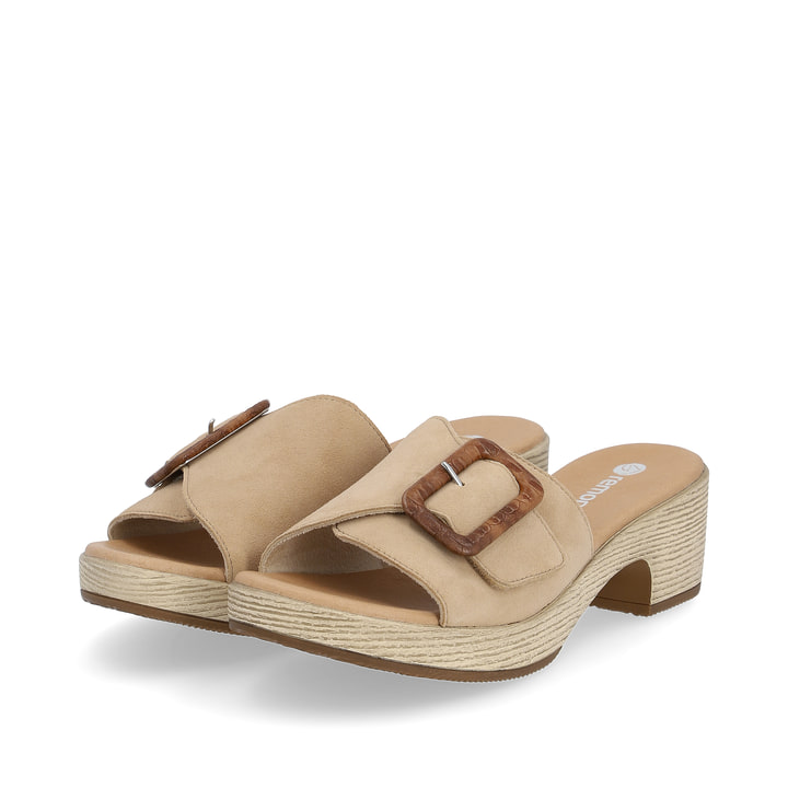Remonte Artikelnummer D0N56-60 remonte Damen Pantoletten lehmbeige Bestseller