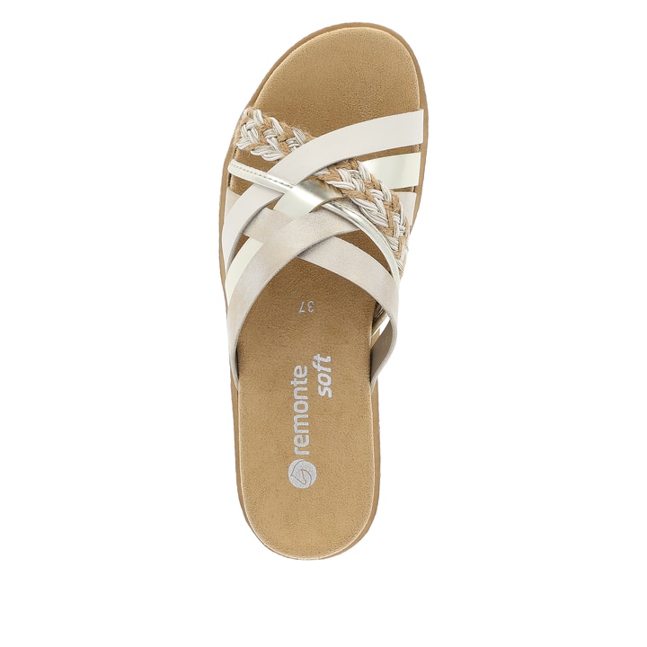 Remonte Artikelnummer D0Q50-90 remonte Damen Pantoletten champagner-metallic Begrenzte Freigabe