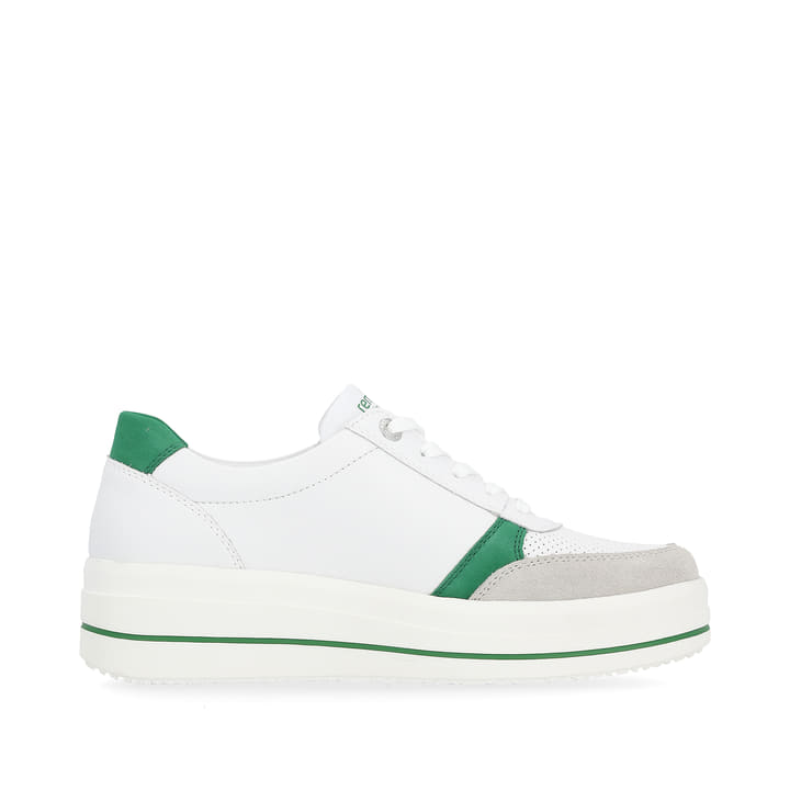 Remonte Artikelnummer D1C00-80 remonte Damen Sneaker smaragdgrün-schneeweiß 50% Rabatt mit kostenlosem Versand