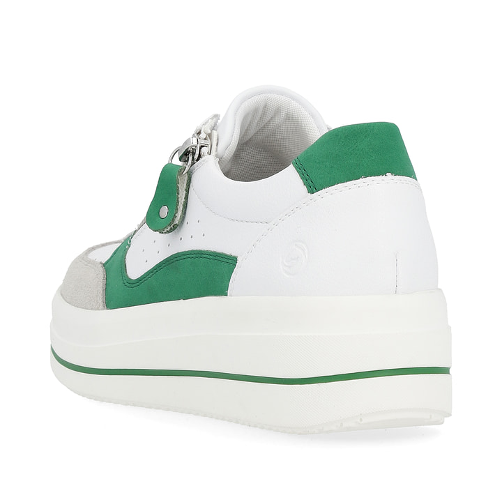Remonte Artikelnummer D1C00-80 remonte Damen Sneaker smaragdgrün-schneeweiß 50% Rabatt mit kostenlosem Versand