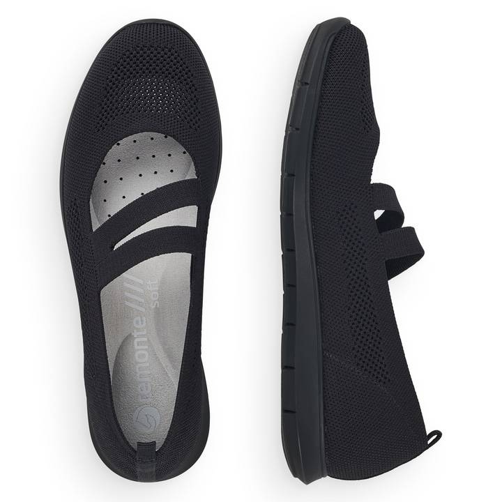 Remonte Artikelnummer R7102-01 remonte Damen Ballerinas tiefschwarz Speichern exportieren