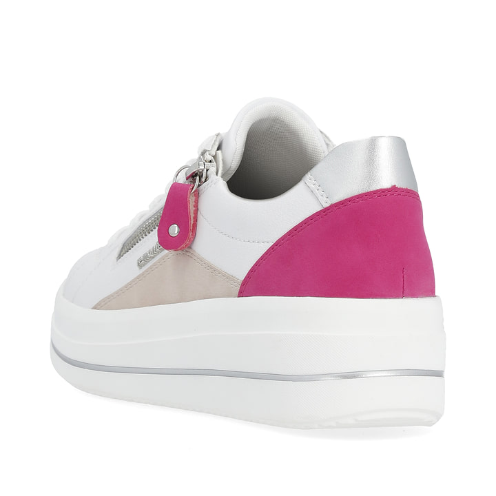 Remonte Artikelnummer D1C01-80 remonte Damen Sneaker kristallweiß-magenta Schlussverkauf