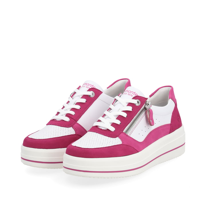 Remonte Artikelnummer D1C00-81 remonte Damen Sneaker fuchsia-schneeweiß Günstiger Verkauf