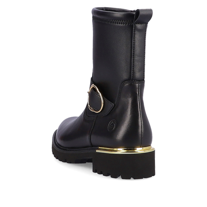 Remonte Artikelnummer D8666-01 remonte Damen Biker Boots nachtschwarz Großer Ausverkauf