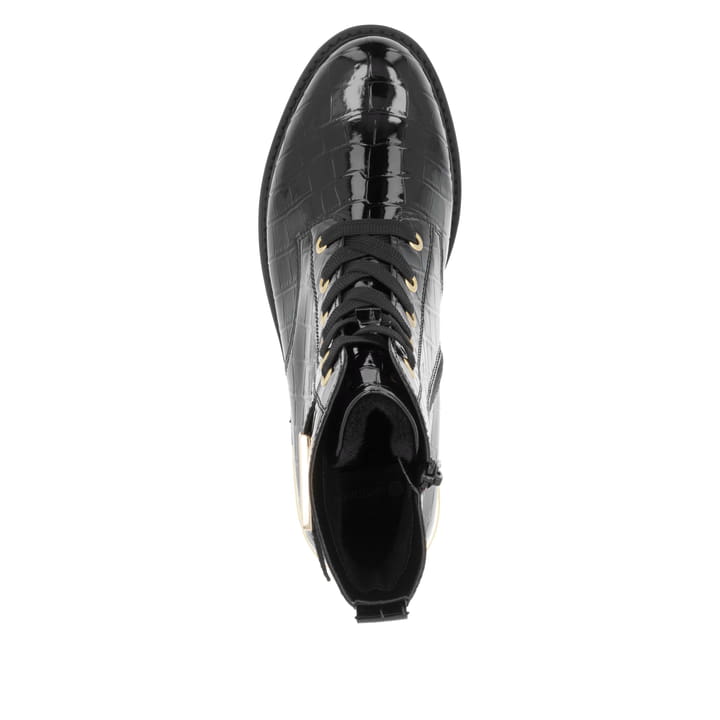 Remonte Artikelnummer D8683-00 remonte Damen Schnürstiefel lackschwarz Lagerräumung