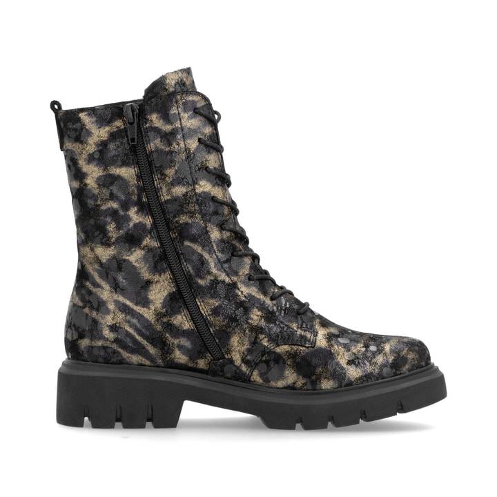 Remonte Artikelnummer D1W72-03 remonte Damen Schnürstiefel tiefschwarz-holzbraun Heißer Verkauf
