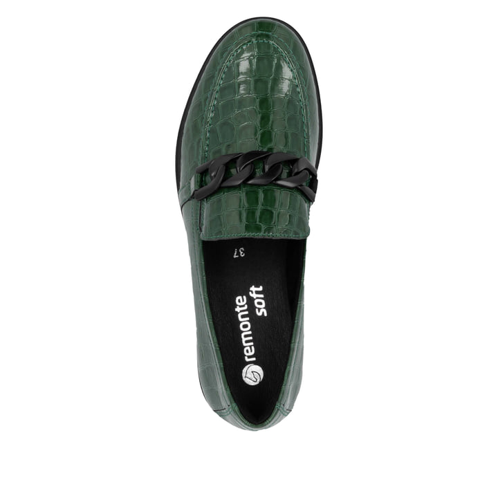 Remonte Artikelnummer D1U00-54 remonte Damen Loafers grasgrün Zeitlich begrenztes Angebot