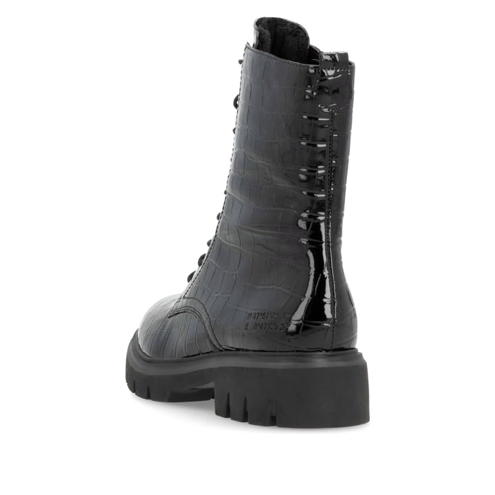 Remonte Artikelnummer D1W72-02 remonte Damen Schnürstiefel glanzschwarz Blitzangebot